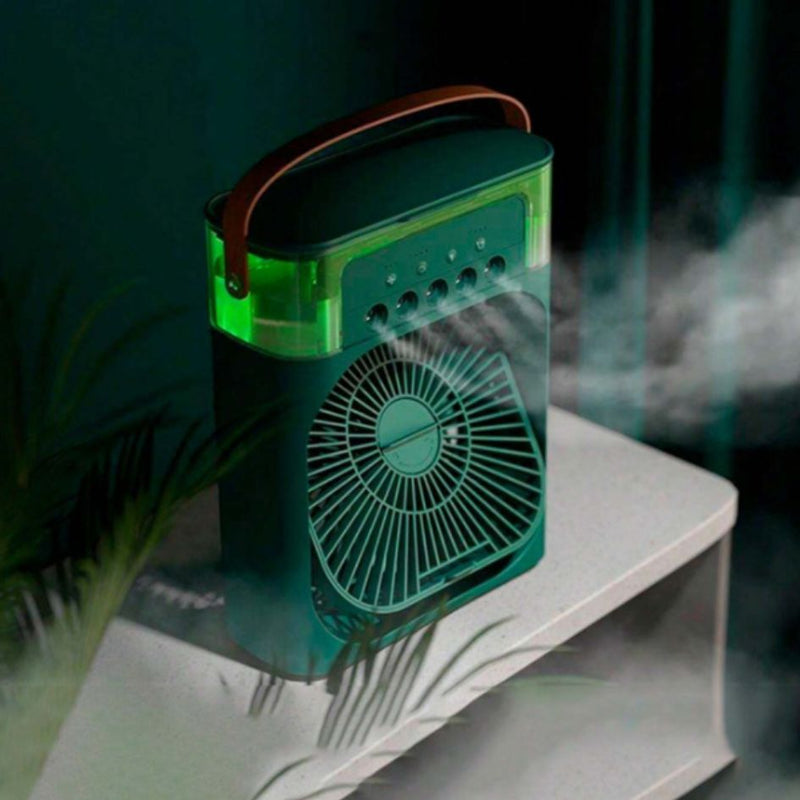 Mini Ventilador Aire Acondicionado LED